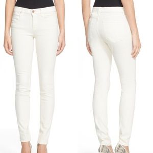 AYR White Stretchy Skinny Ankle Jeans 31x27